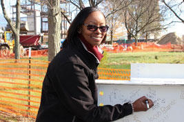 Photo of a smiling woman. Link to Life Stage Gift Planner Under Age 60 Situations.